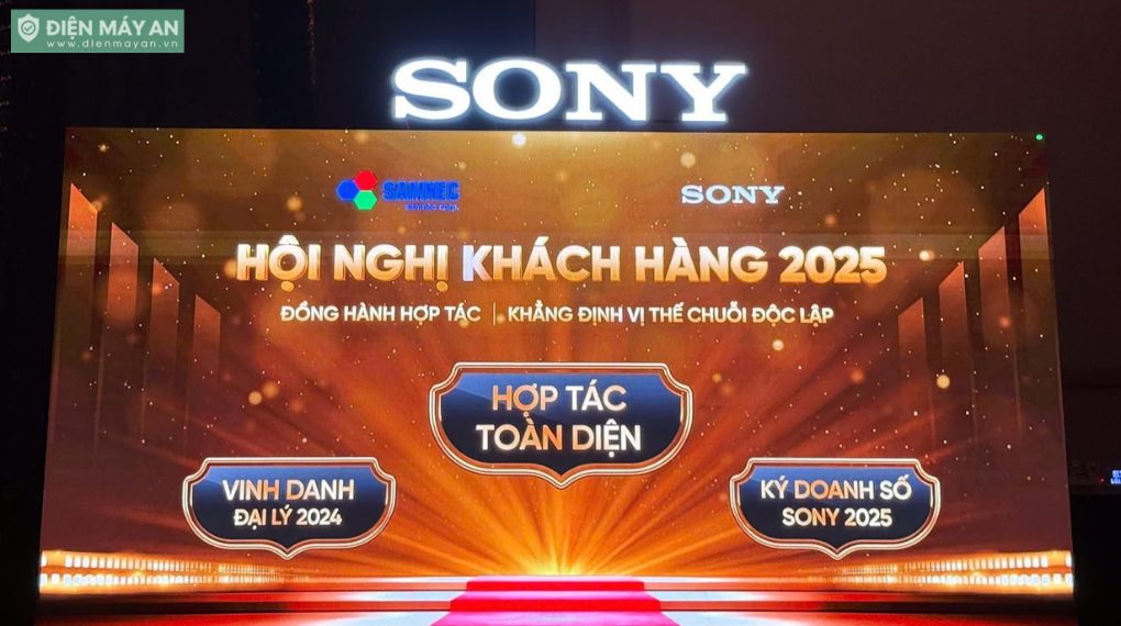 Điện máy Quang Hưng vinh dự nhận danh diệu "ĐIỂM VÀNG KINH DOANH TIVI SONY NĂM 2024" từ Sony Việt Nam & hệ thống phân phối Samnec